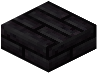 Shadow Stone Bricks Slab