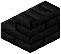 Shadow Stone Bricks Stairs