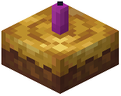 Magenta Poop Candle Cake