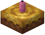 Pink Poop Candle Cake