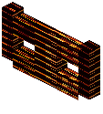 Black Ember Fence Gate