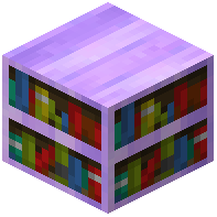 Purple Spiral Bookshelf