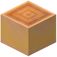 Tangerine Stripped Log