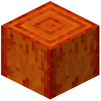 Stripped Burning Log