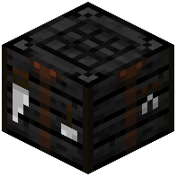 Black Stained Crafting Table