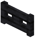 Black Stained Fence Gate