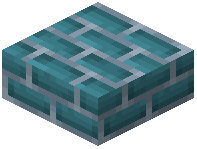 Cyan Brick Slab