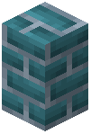 Cyan Brick Wall