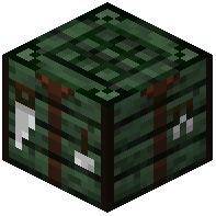 Green Stained Crafting Table