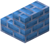Light Blue Brick Stairs