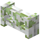 Mossy Calcite Brick Wall Gate