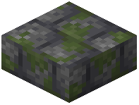 Mossy Cobbled Deepslate Brick Slab