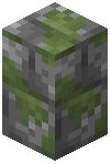 Mossy Cobblestone Brick Wall