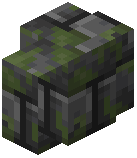 Mossy Deepslate Brick Wall