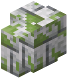 Mossy Diorite Brick Wall