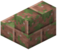 Mossy Granite Brick Stairs