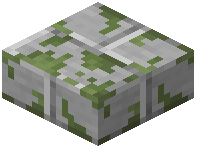 Mossy Smooth Stone Brick Slab
