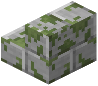 Mossy Smooth Stone Brick Stairs