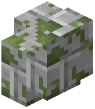 Mossy Smooth Stone Brick Wall