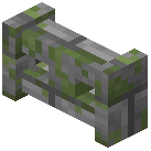 Mossy Stone Brick Wall Gate
