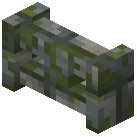 Mossy Tuff Brick Wall Gate
