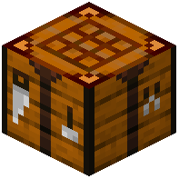 Orange Stained Crafting Table