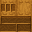 Orange Stained Shelf