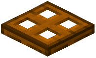 Orange Stained Trapdoor