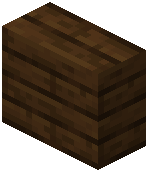 Dark Oak Vertical Slab