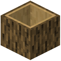 Hollow Oak Log