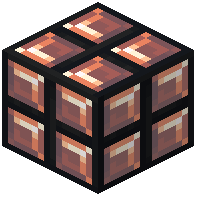Orange Crystal Lamp
