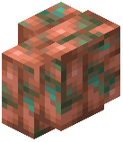 Raw Copper Brick Wall