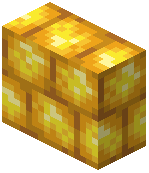 Raw Gold Brick Vertical Slab