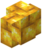 Raw Gold Brick Wall