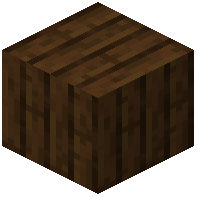 Vertical Dark Oak Planks
