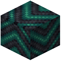 Cyan on Black Chevron