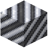 Gray on White Hazard Stripes