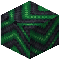 Green on Black Chevron