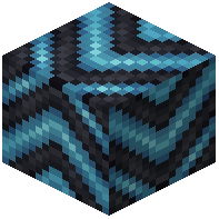 Light Blue on Black Chevron