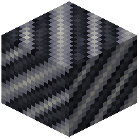Light Gray on Black Hazard Stripes