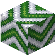 Lime on White Chevron