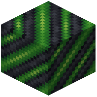 Lime on Black Hazard Stripes