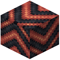 Orange on Black Chevron