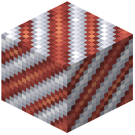 Orange on White Hazard Stripes