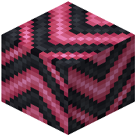 Pink on Black Chevron