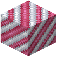 Pink on White Hazard Stripes