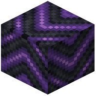 Purple on Black Chevron