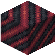 Red on Black Hazard Stripes