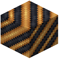 Yellow on Black Hazard Stripes