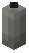 Realistic Light Gray Candle